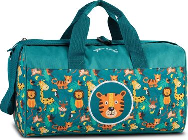 Дитяча спортивна сумка Tiger для хлопчиків та дівчаток, блакитна, 38 x 22 x 20 см, 12 л