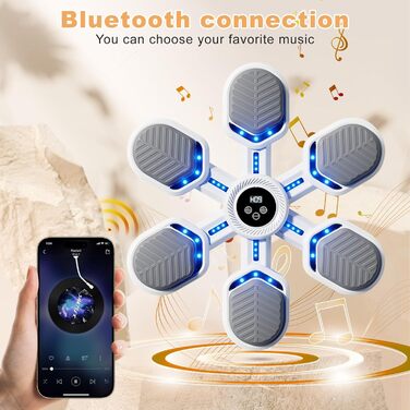 Музична бокс-машина з Bluetooth, електронний настінний тренажер для боксу, 9 режимів, для дітей і дорослих