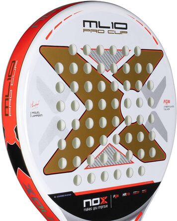 Nox Ml10 Pro Cup Coorp 2025: Професійний ракетковий пристрій для падел-тенісу від Miguel Lamperti (360-375 г)