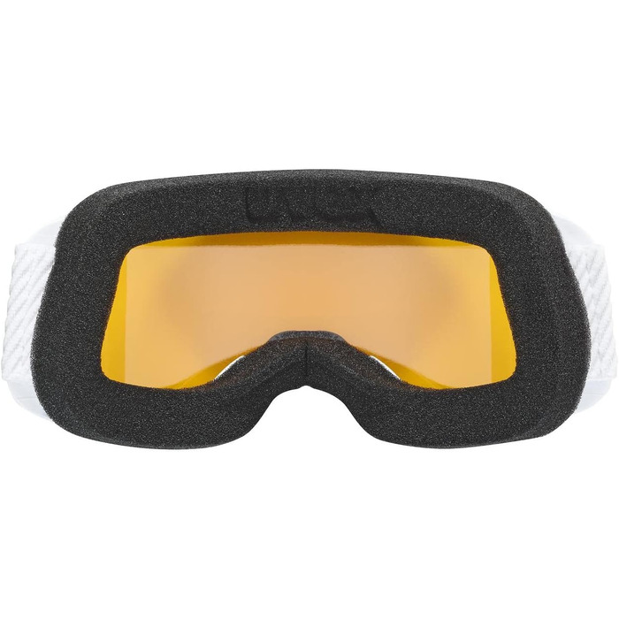 Лижна маска Uvex Unisex Element LGL, біла, лінзи lasergold lite-clear, універсальний розмір