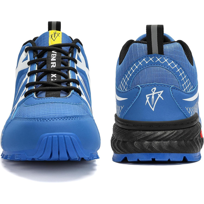 Чоловічі трекінгові кросівки для трейлраннінгу. Легкі, дихаючі, з антиковзкою підошвою. Розміри 39-48, колір блакитний.