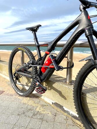 Замок Zefal K-Traz U17 для велосипеда, електровелосипеда, скутера, мотоцикла: сталевий бугель, кабель 120 см, чорний