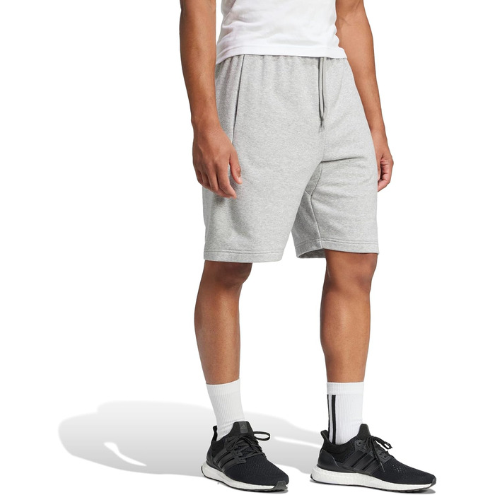 Чоловічі спортивні шорти adidas Performance Essentials Big Logo (розмір M, колір Medium Grey Heather/Black)