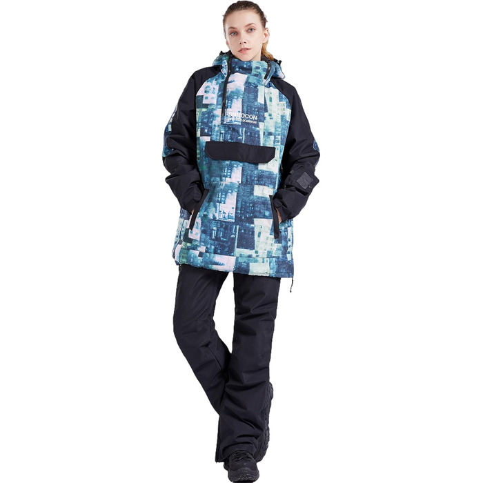 Жіночий сніговий костюм Bluemagic: тепла та дихаюча куртка-софтшелл для активного відпочинку. XL, зелений