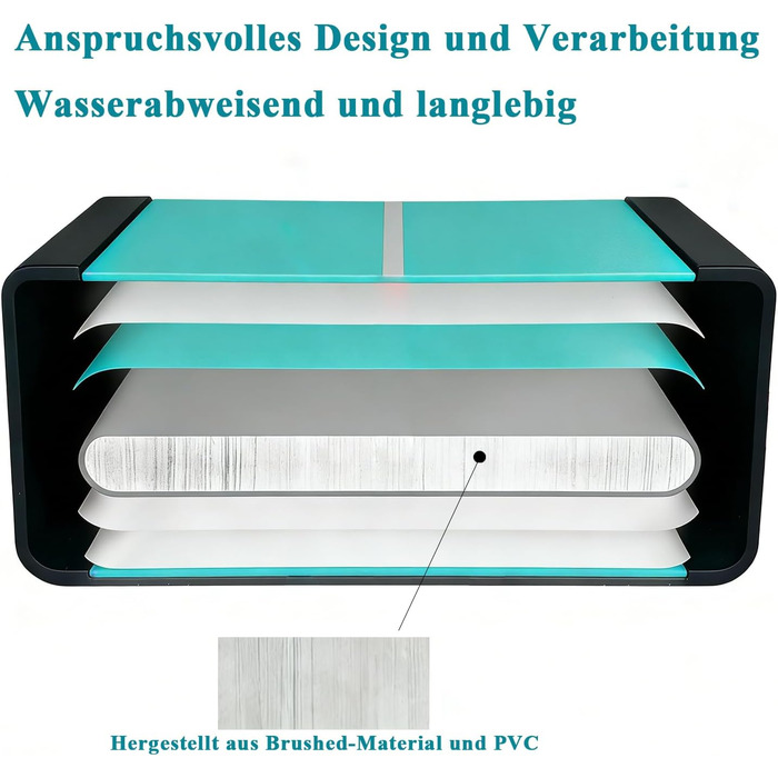 Airtrack CASSILANDO 300x100x10 см - Надувний мат для гімнастики, акробатики та йоги (М'ятний/Чорний)