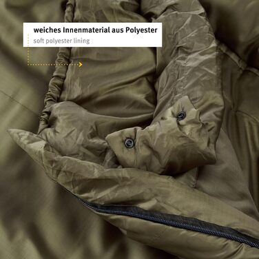 Сплячий мішок Wechsel Mumienschlafsack Wildfire -5°C для кемпінгу, 4 сезони, зимовий, L