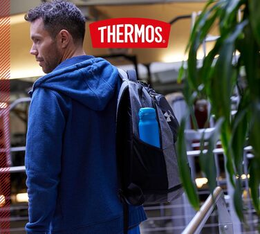 Термос-пляшка ULTRALIGHT 0,5 л, бірюзова, нержавіюча сталь, зберігає тепло 10 годин, холод 20 годин, герметична для води, чаю та напоїв