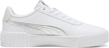 Жіночі кросівки PUMA Carina 3.0 Metallic Whisper White Silver Metallic (біло-сріблясті), розмір 38 EU