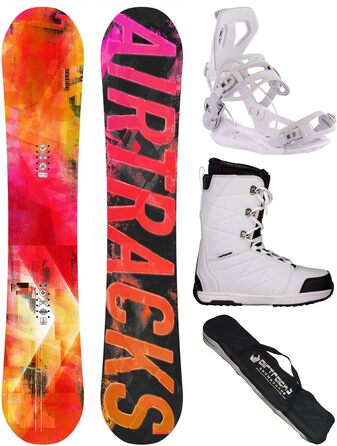 Жіночий сноуборд-комплект Airtracks Morioirs Flat Zero Rocker 150 см + кріплення Master W Fastec + черевики Star W 41 + сумка