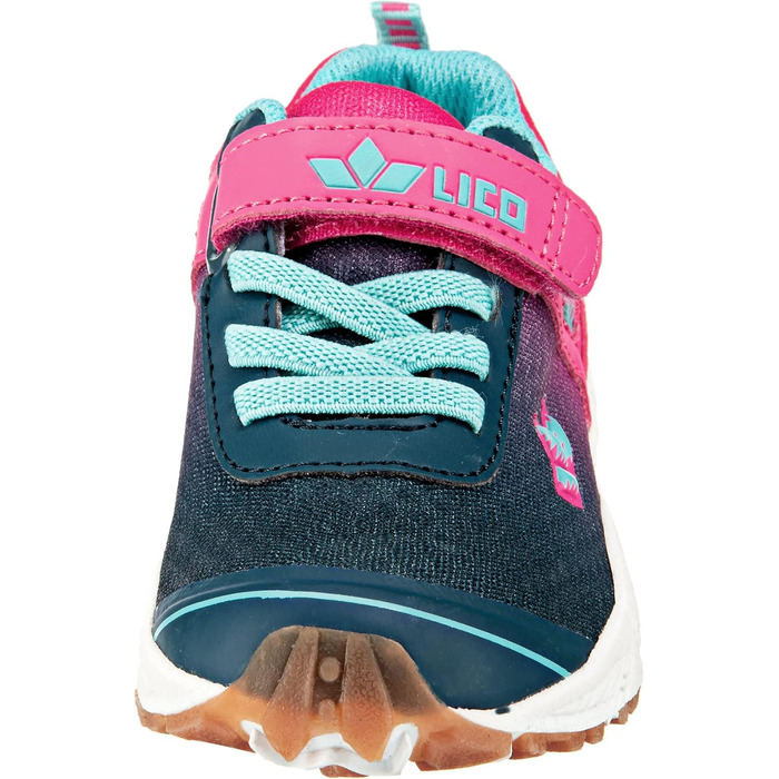 Дитячі спортивні туфлі Lico Barney - унісекс, кольори: морський, рожевий, бірюзовий (35 EU)