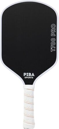 Професійна ракетка для піклболу PIBA Sports PRO, T700 карбон, 16 мм стільникова структура, шорстка поверхня для топ-спіну, подовжена ручка, легка та точна, для досвідчених і професіоналів