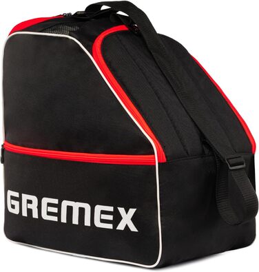 Чохол для лижних черевиків з відділенням для шолома - Водонепроникний рюкзак для лижних черевиків та шолома - Міцний з титановими швами - Зручний для транспортування, подорожей та захисту спорядження (Чорний + Рожевий)