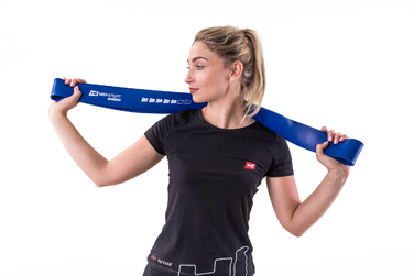 Резинка для фітнесу Hop-Sport 28-80кг HS-L064RR синя