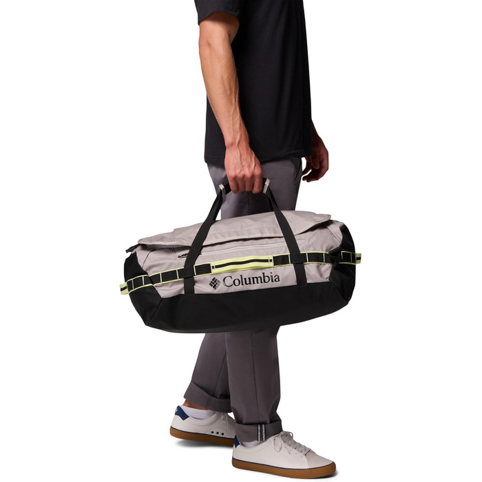 Спортивна сумка Columbia Landroamer 40L унісекс, сіра Flint Grey/Black/Citron Haze