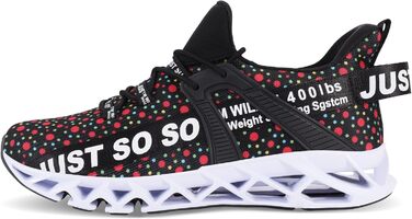 Чоловічі кросівки для бігу JSLEAP - дихаючі, легкі, спортивні, для тенісу та повсякденного носіння (43 EU, 1d кольорові точки)