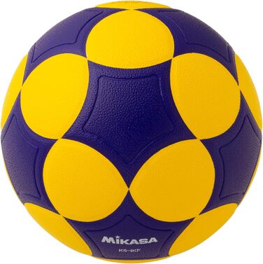 М'яч для корфболу Mikasa K5-IKF, розмір 5, жовто-синій, офіційний