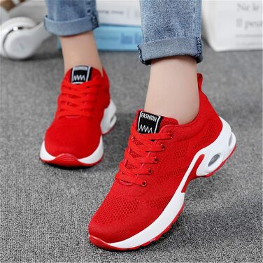 Кросівки для бігу та ходьби, чоловічі та жіночі, легкі, зручні, червоні, Yya1727