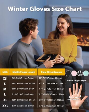Зимові рукавички RIGWARL для чоловіків та жінок, водонепроникні вело-рукавички з підтримкою сенсорного екрану, теплі рукавички для їзди на велосипеді, катання на конях, бігу, мотоцикла, хайкінгу, прогулянок, чорний колір, розмір L