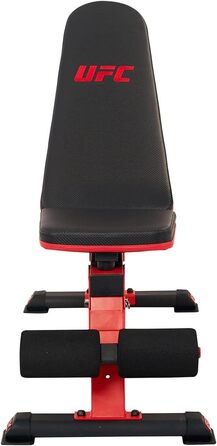 Складана багатофункціональна атлетична лава UFC FID з опорою для ніг, регульована, витримує до 363 кг