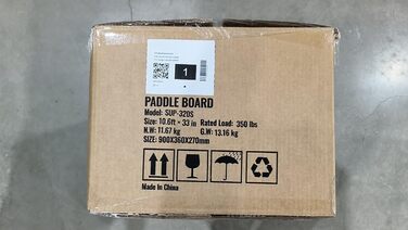 Надувна SUP-дошка VEVOR 323x84x15 см з сидінням, комплект: весло, насос, рюкзак, аксесуари, для дорослих та підлітків, синя
