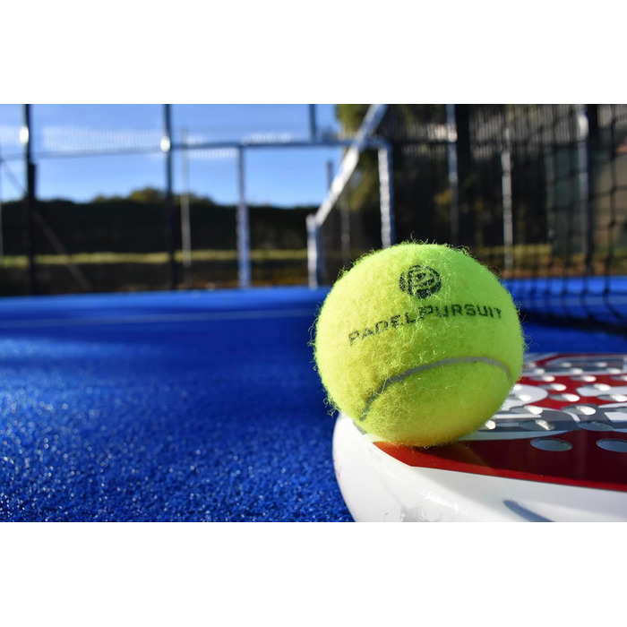 М'ячі для падел-тенісу PadelPursuit Tournament - 9 шт. в упаковці, для змагань та турнірів