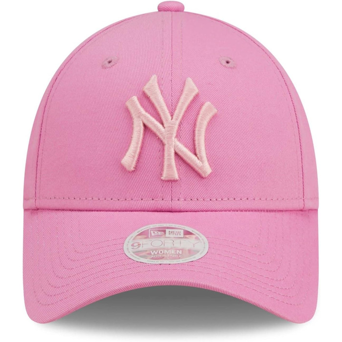 Кепка бейсболка New Era 9Forty MLB жіноча/дівчача з регулюванням, Yankees, рожева