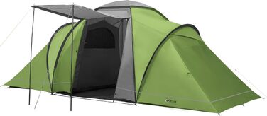 Намет Portal Outdoors Beta 6: просторий 2-кімнатний зелений намет з сумкою для зберігання