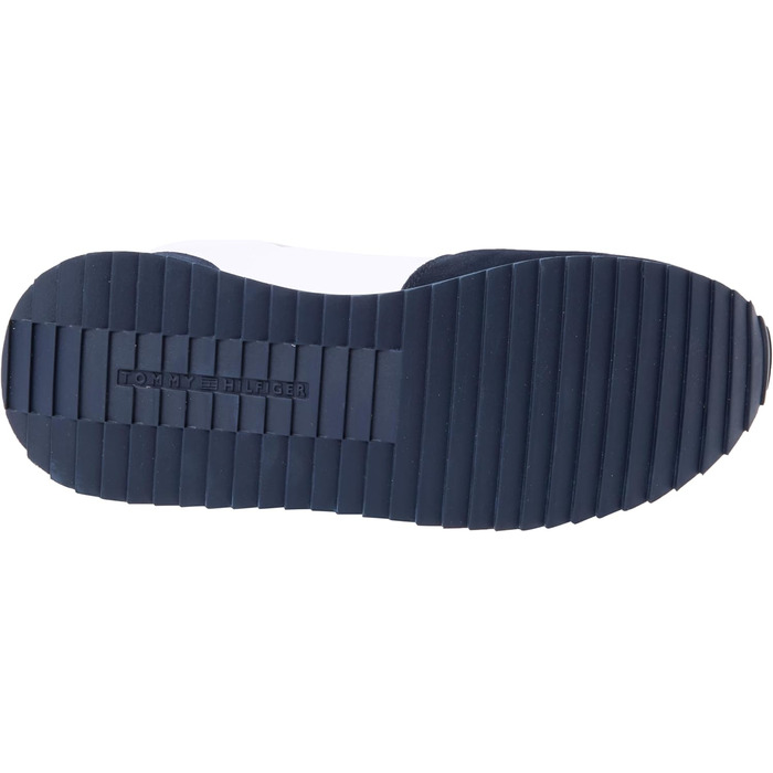 Кросівки Tommy Hilfiger Runner Evo Mix Stitch білі (42 EU, блакитний Desert Sky)