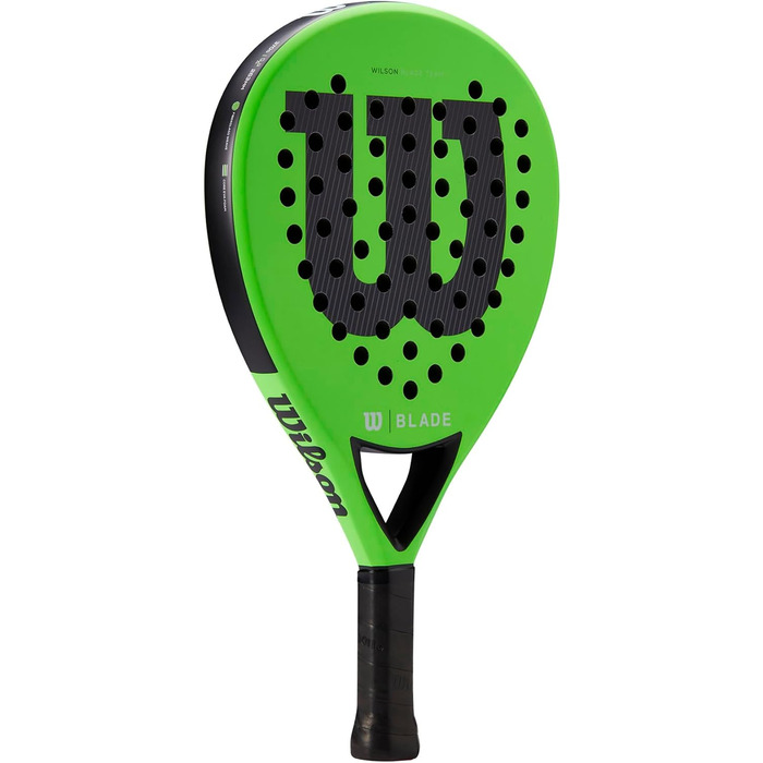 Падельна ракетка Wilson Blade Team v2, скловолокно/EVA, 370 г, зелена