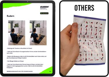 Набір фітнес-гумок з 5 рівнями опору до 100 кг, латекс, для силових тренувань та пілатесу, еспандери, ідеально для тренувань та нарощування м'язів, фітнес-гумки преміум-якість