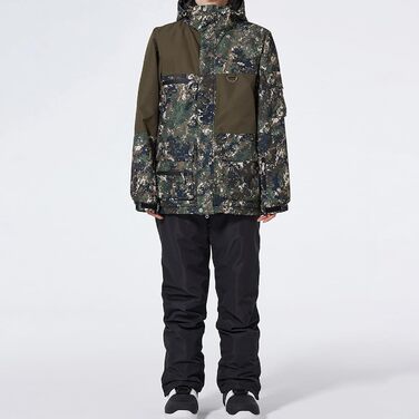 Чоловічий комплект для сноуборду та гірськолижного спорту: куртка та штани, водонепроникний, теплий, M Micai+Schwarz