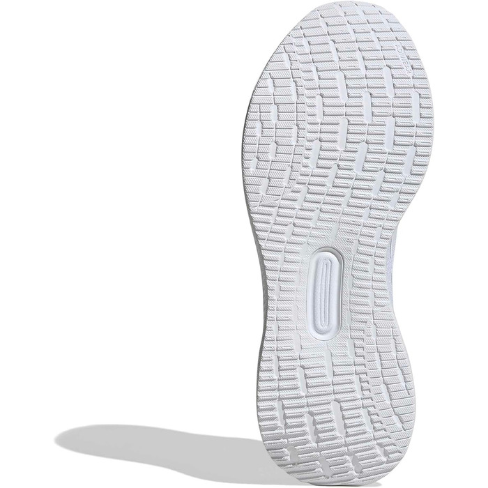 Жіночі кросівки для бігу adidas Runfalcon 5 Cloud White — білі, з амортизацією Cloudfoam та дихаючою сіткою, розмір 39 1/3 EU