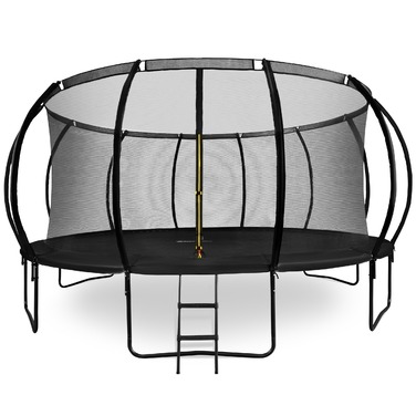 Садовий батут Hypermotion з сіткою та драбиною, 16ft (487 см), навантаження 150 кг, XXL