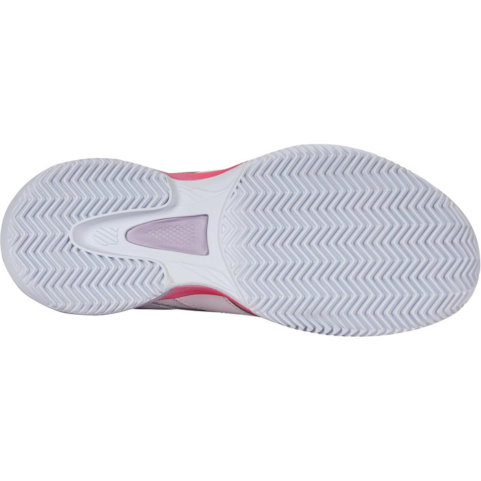 Жіноче тенісне взуття K-Swiss Speedex, 39.5 EU, білий, Orchid Petal, Neon Blaze