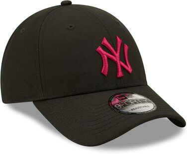 Кепка New Era New York Yankees MLB League Essential чорна, регульована, розмір 9Forty