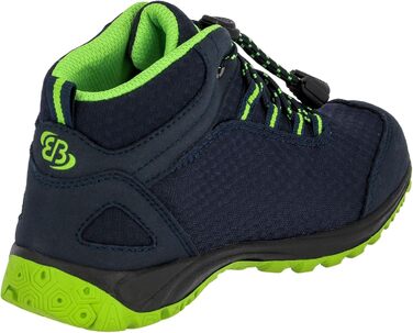 Черевики трекінгові та туристичні для дівчаток Brütting Guide High 34 EU, Колір: Морський, Лимонний