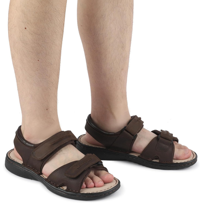 Чоловічі сандалії Riehmot, 43 EU, коричневого кольору