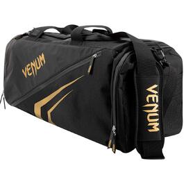 Спортивна сумка Venum Trainer Lite Evo унісекс, чорна з золотом, універсальний розмір