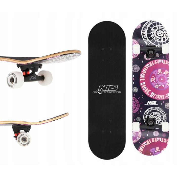 Класичний скейтборд для дівчаток NILS, 9 шарів