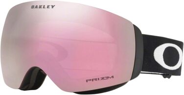 Гірськолижна маска Oakley Flight Deck XM чорна з лінзою Prizm Hi Pink Iridium, матова