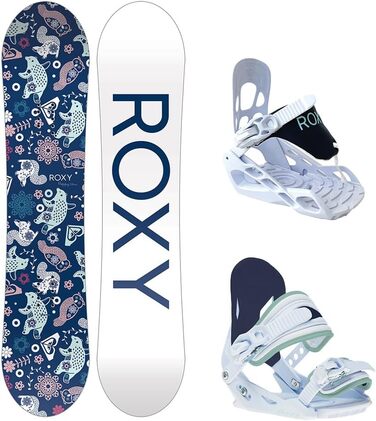 Дитяча сноуборд-комплект ROXY Poppy 100 см, розмір US 12C-3, 2024