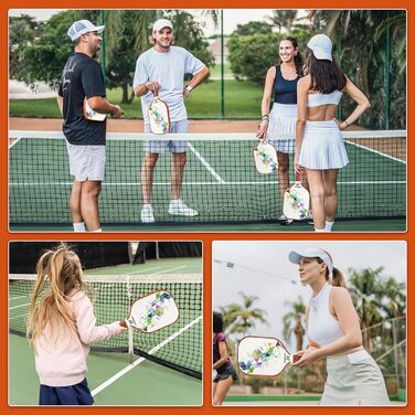 Набір для піклболу: ракетки з графіту та скловолокна, м'ячі та сумка | Ідеально для початківців