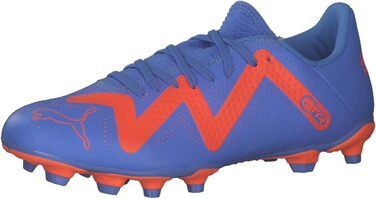 Жіночі футбольні бутси PUMA Future Play FG/AG 37 EU, Blue Glimmer/Puma White/Ultra Orange