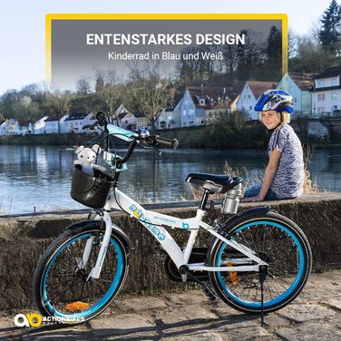 Дитячий велосипед Actionbikes 12/16/20 дюймів, V-гальма, для хлопчиків і дівчаток, з крилами, від 2 до 9 років