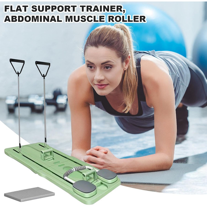 Тренажер для планки та преса Plank Trainer – універсальний фітнес-тренажер для віджимань, пілатесу, зміцнення м'язів сідниць, спини та балансу, для домашнього використання