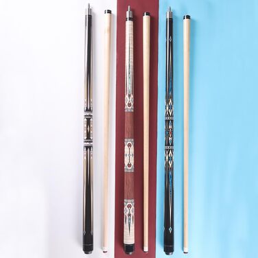 Набір київ для більярду: 2 киї (147.3 см) з акації, 3 наконечники | Київ для більярду, набір, акація