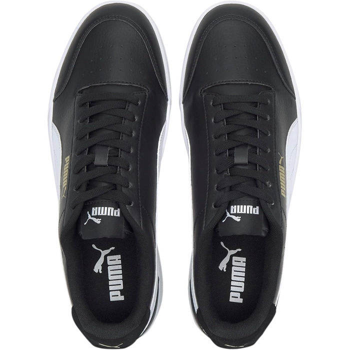 Кросівки Puma Shuffle Unisex чорні з білим та золотим кольором, розмір 44.5 EU