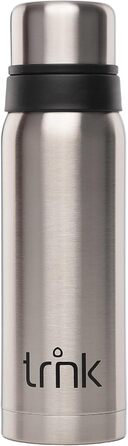Термос trnk Outdoor Polar 2 з нержавіючої сталі 750 мл, BPA-free, 24 години збереження тепла, 2 чашки-кришки, для подорожей, сріблястий