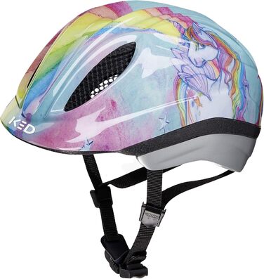 Дитячий велосипедний шолом KED Meggy II Originals 52-58 см, єдиноріг