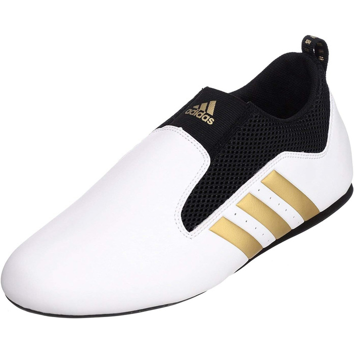 Кеди для карате та тхеквондо Adidas для дорослих та дітей, білий та золотий, 38.5 EU